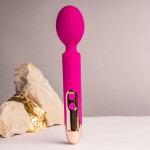 ROCKS-OFF - ORIEL VIBRATORE A BACCHETTA FLESSIBILE FUCSIA
